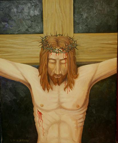 olio su tela ’Crocifisso’ cm40x50