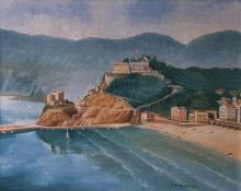 olio su tela 'Monterosso delle Cinque Terre' cm40x50 olio su tela 'Monterosso delle Cinque Terre' cm40x50