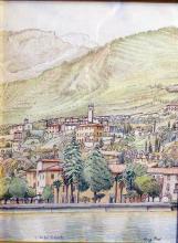 China e matite colorate 'Villavetro di Gargnano' China e matite colorate 'Villavetro di Gargnano'