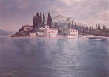 Olio su tela 'Punta San Vigilio' Olio su tela 'Punta San Vigilio'