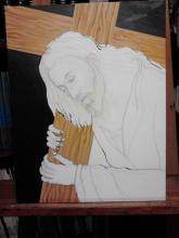 Olio su tela - Disegno preparatorio Olio su tela - Disegno preparatorio