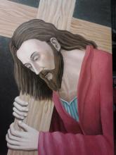 Olio su tela - Il Volto di Cristo Olio su tela - Il Volto di Cristo