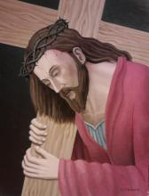 Olio su tela - Ultimo passaggio - La coronazione di spine Olio su tela - Ultimo passaggio - La coronazione di spine